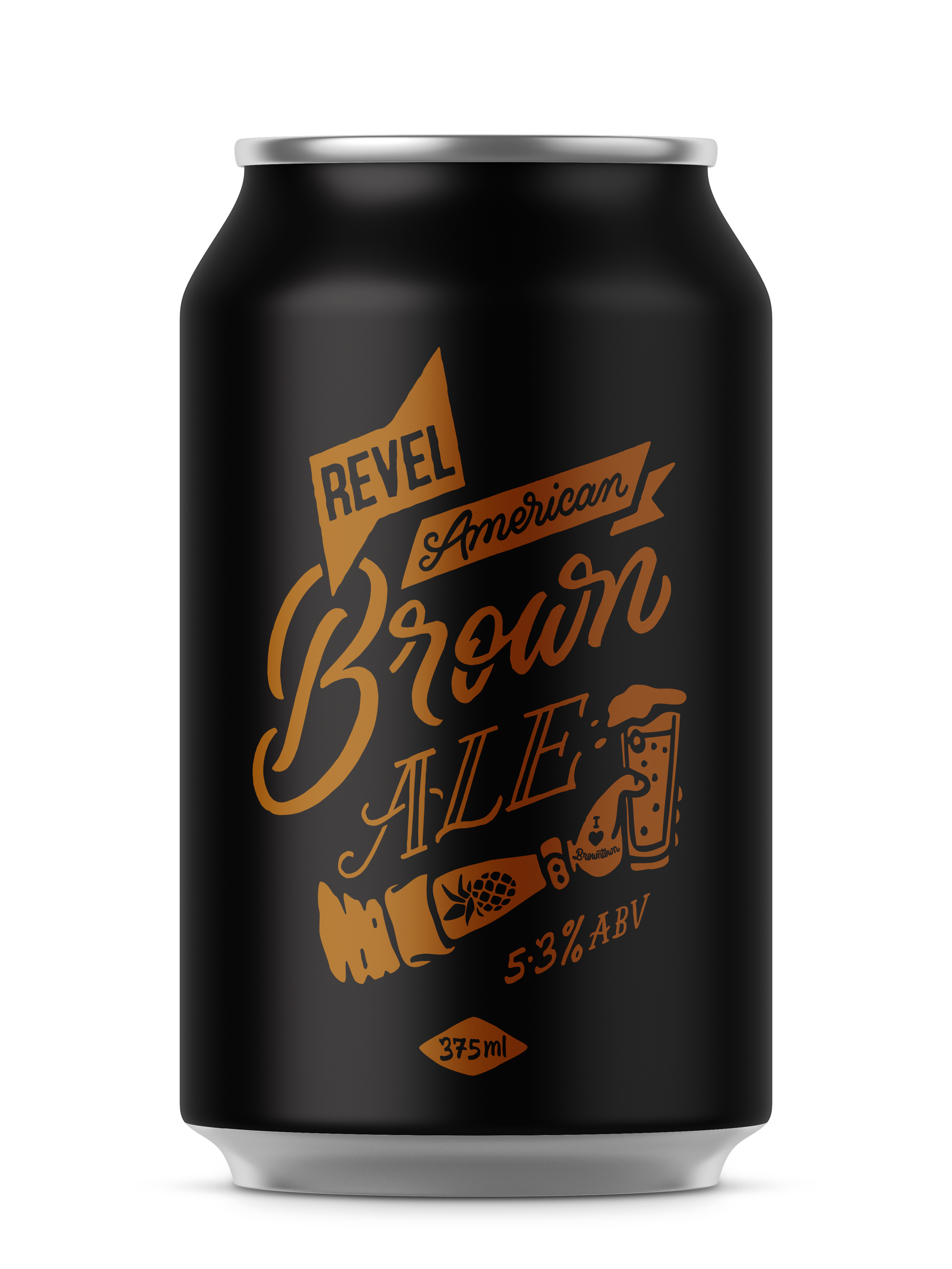 American Brown Ale 5.3% - 16pk x 375ml