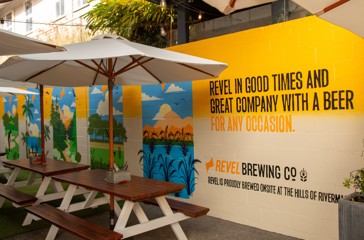 Bringing the Walls to Life: Revel Brewing Co. Unveils Vibrant Mural