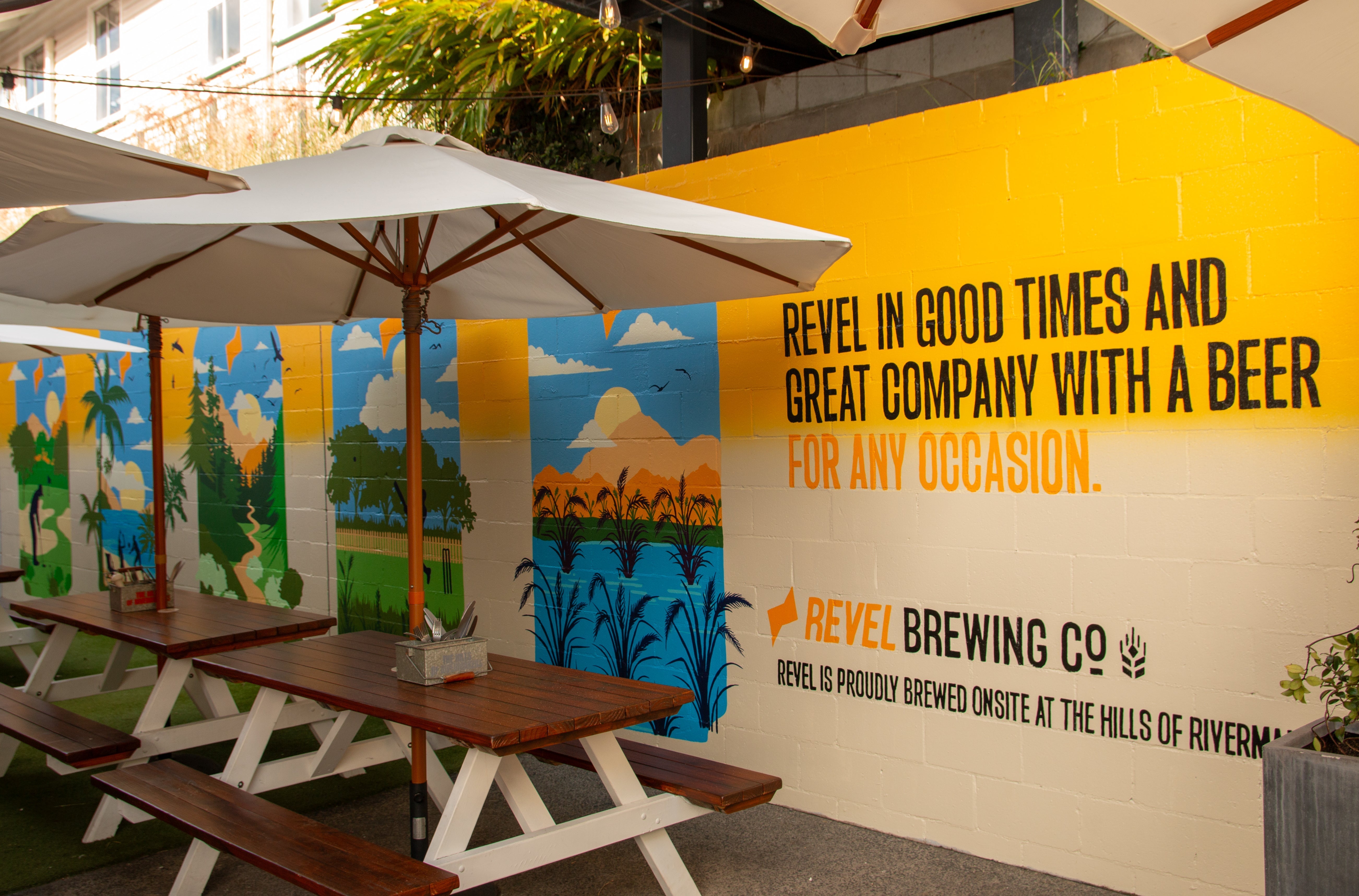 Bringing the Walls to Life: Revel Brewing Co. Unveils Vibrant Mural