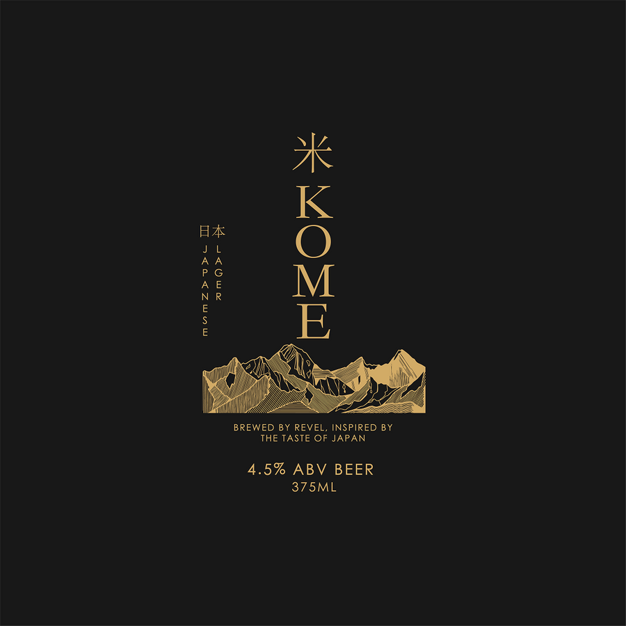 Hero image of KOME Japanese Lager | Pre Order
